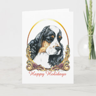 Parti för amerikancockerspanielSpaniel glad helg
