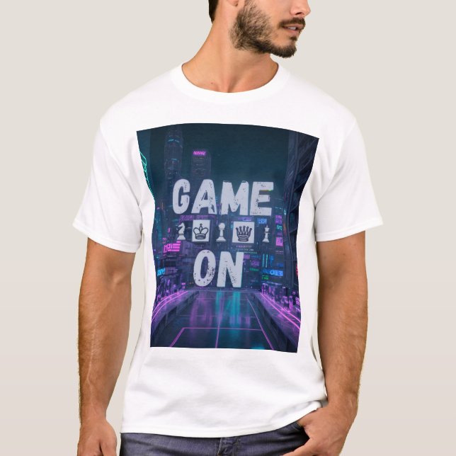 Parti på schack t shirt (Framsida)