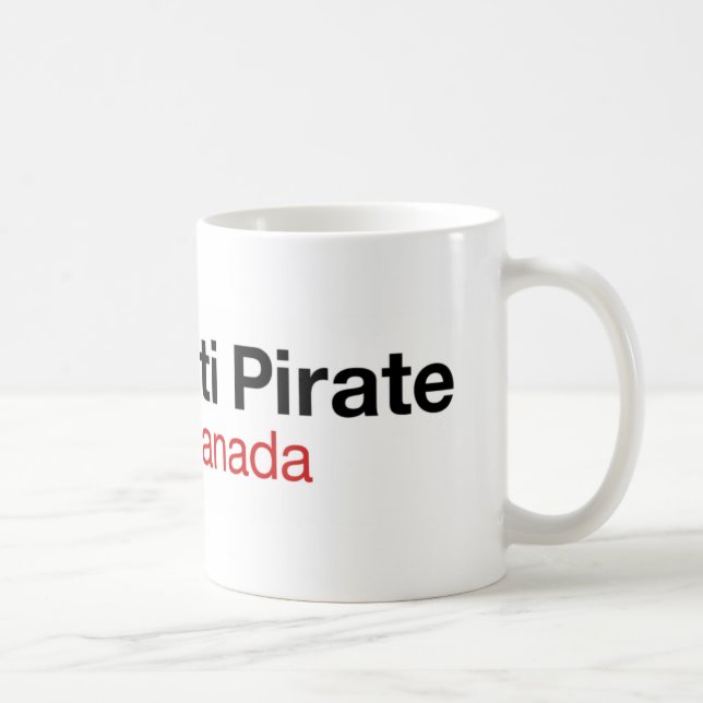 Parti pirat du Kanada Kaffemugg (Höger)