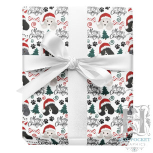 Parti Poodle julpresentpapper Presentpapper