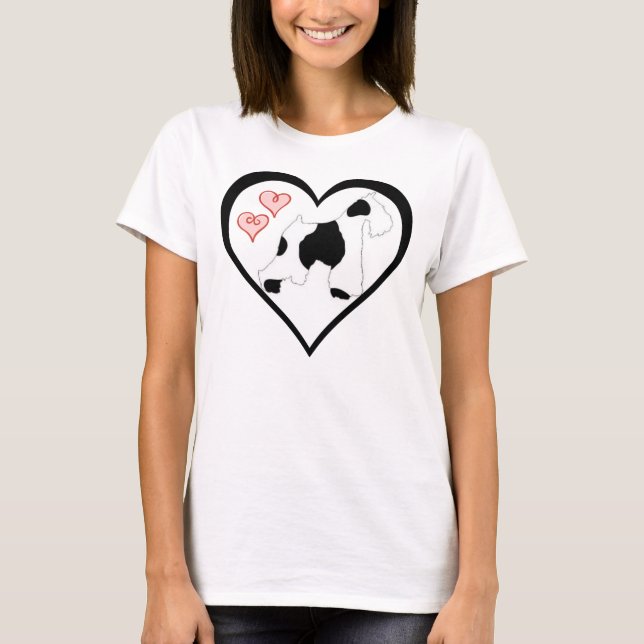 Parti Schnauzer Shirt Tröja (Framsida)