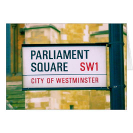 Parti Square - City of Westminster Sign Hälsningskort