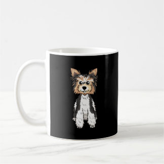 Parti Yorkie Cute Art Kaffemugg