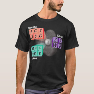 Particals Standard Model Higgs Boson Physics Teach T Shirt
