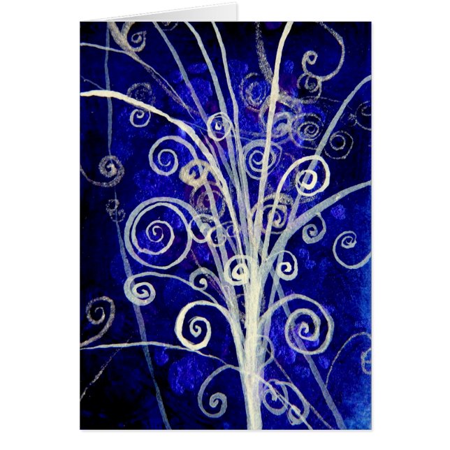 Particle Bouquet Hälsningskort (Framsidan)