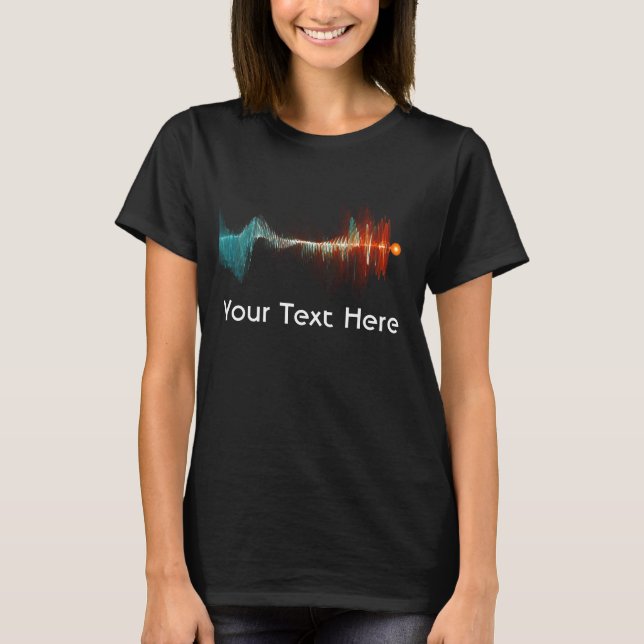 Particle-Wave Duality Tee Shirt (Framsida)