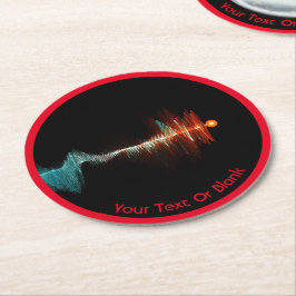 Particle-Wave Duality Underlägg Papper Rund