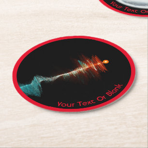 Particle-Wave Duality Underlägg Papper Rund