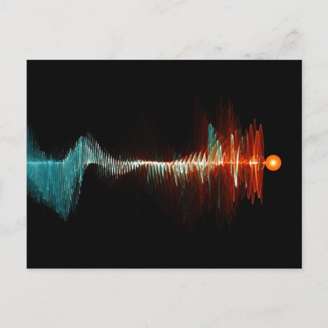 Particle-Wave Duality Vykort (Framsida)