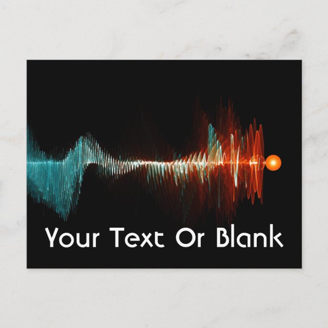 Particle-Wave Duality Vykort (Framsida)