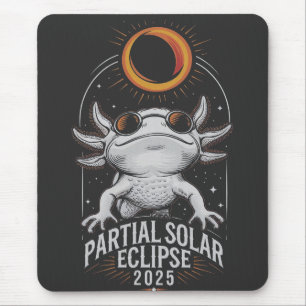 Partiell solenergi Eclipse 2025 Axolotl Amphibian Musmatta