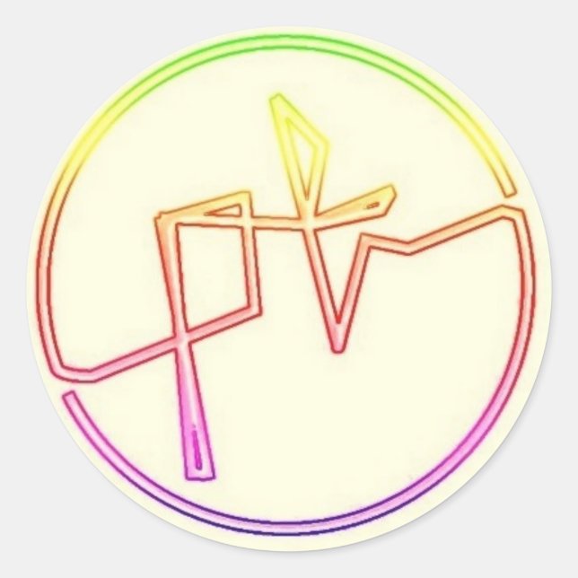 Partiella traumatiska Retro-spärrar Runt Klistermärke (Framsida)