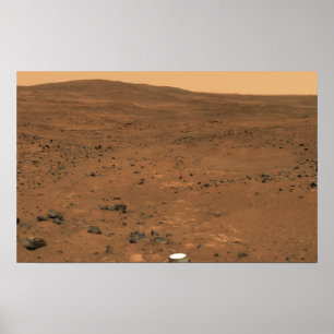 Partiellt seminolpanorama av Mars Poster