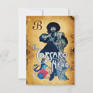 PARTIET BLACK CORSAIR MONOGRAM MEDDELANDE