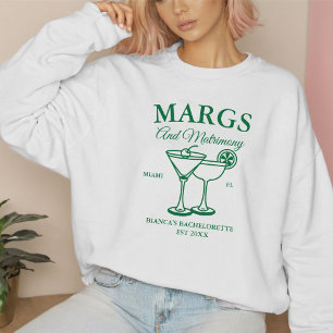Partiet Margs och Matrimony Beach Bachelorette T Shirt
