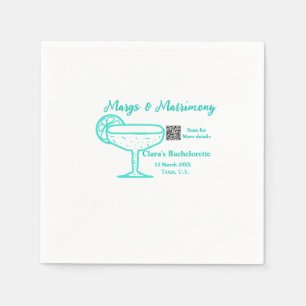 Partiet Turcos Margs & Matrimony Bachelorette Pappersservett
