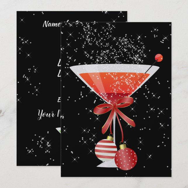 Partiinbjudan efter SRF Inbjudningar (Fram/baksida)