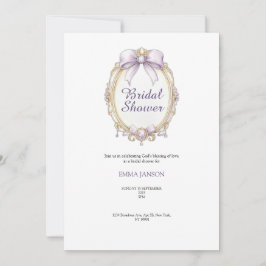 Partiinbjudan till möhippa av lila-klass inbjudningar