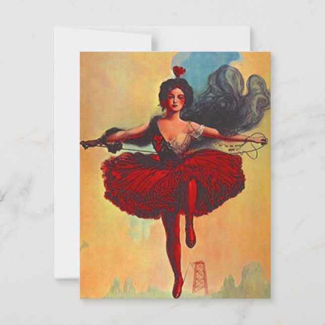 PARTIINBJUDANDE CIRCUS TIGHTROPE ~ EZ2 CUSTOMIZE! INBJUDNINGAR (Framsida)