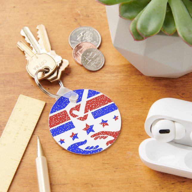 Partikelenhet Nyckelring (Skrivbord)