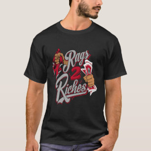 Partikelnummer Grått 9s teve för att matcha rag 2 T Shirt