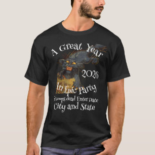 ParTime Trump Bakgård BBQ Bar Grill Avliden  T Shirt