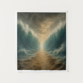 'Parting of the RED SEA' Faith Inspired Tapestry