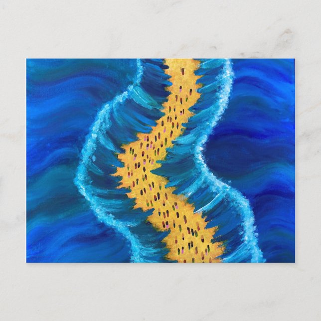 Parting of the Red Sea Painting Vykort (Framsida)