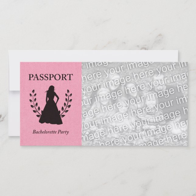 partipass för bachelorette (Framsida)