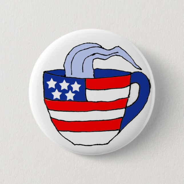 Partipolitisk Tea BH knäppas Knapp (Framsida)
