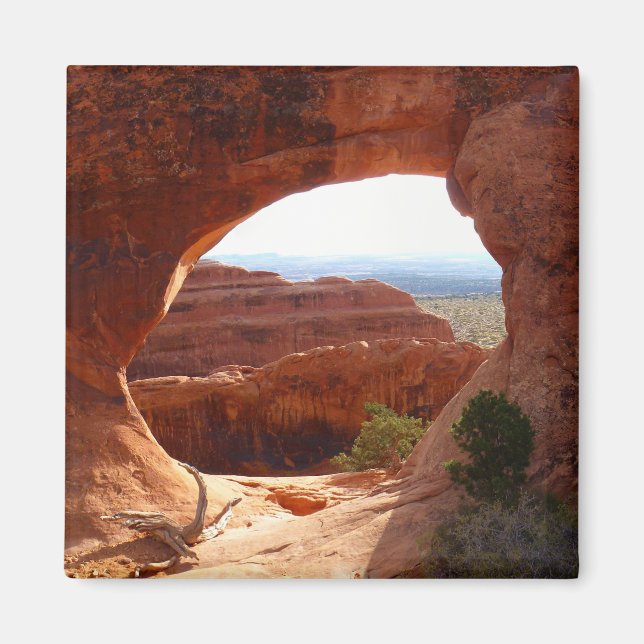 Partition Arch i Arches nationalpark Magnet (Framsidan)