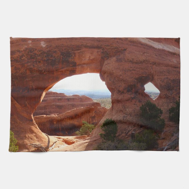 Partition Arch I vid Arches nationalpark Kökshandduk (Horisontell)