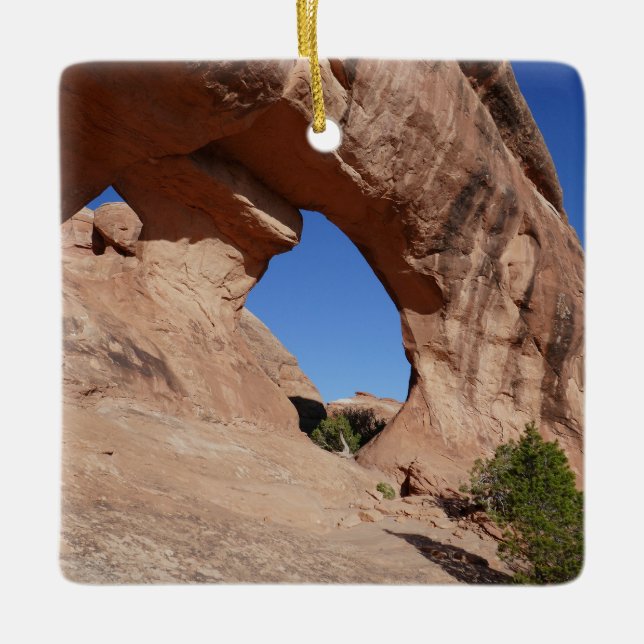 Partition Arch II vid Arches National Park Julgransprydnad Keramik (Framsida)