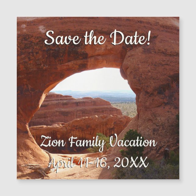 Partitionsbåge i Arches nationalpark (Framsida)