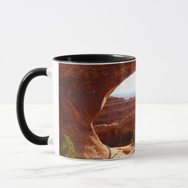 Partitionsbåge i Arches nationalpark Mugg (Vänster)