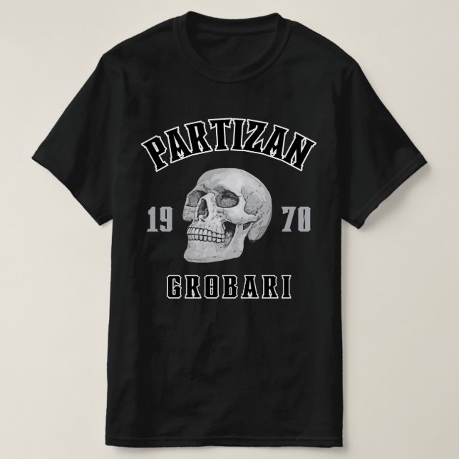 Partizan Grobari 1970 T Shirt (Design framsida)