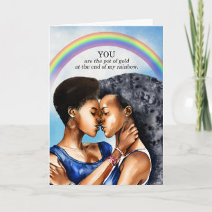 Partner Anny African American Lesbisk par Kort