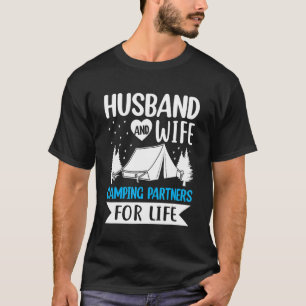 Partner för livskamper i make och frun Camping Par T Shirt