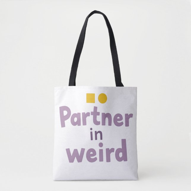 Partner i det konstiga tygkasse (Framsida)