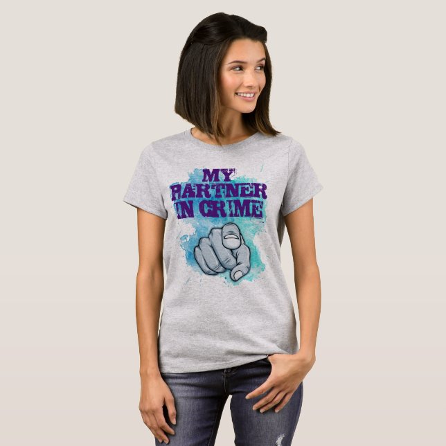 Partner - in - brott 2 tee shirt (Hel framsida)
