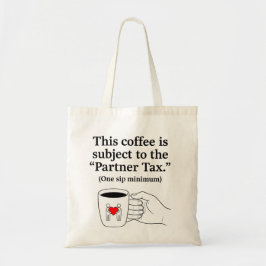 Partner Skatt Roliga Par Kaffemugge Tygkasse