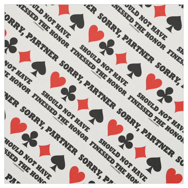 Partnern borde inte ha slutfört honorn tyg (Provkarta)