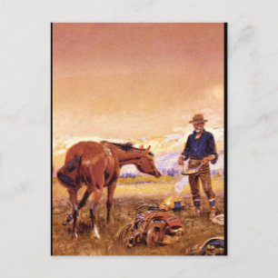 Partners', Charles M. Russell_Art of America Vykort