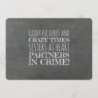Partners i Crime Funny Bridesmaid Frieri