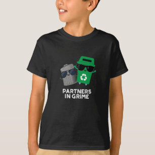 Partners i Grime Funny Sopor Pun Mörk BG T Shirt
