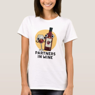 Partners i Vin Funny Drink Pun T Shirt