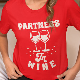 Partners i Vin T Shirt