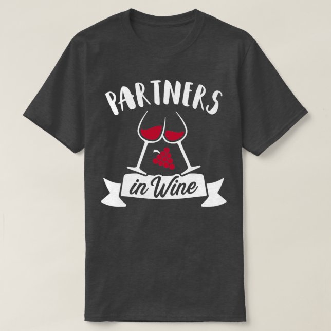Partners i vin t shirt (Design framsida)
