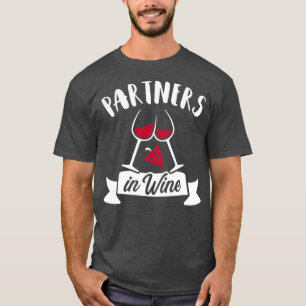 Partners i vin t shirt