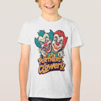 Partners in Clowery (Funny Clown Pun) T Shirt
